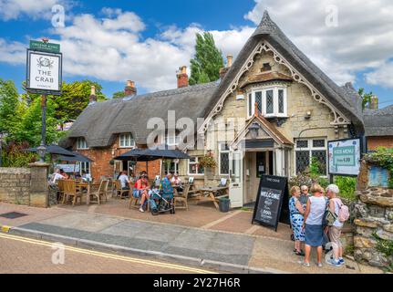 The Crab Pub, Shanklin, Isola di Wight, Inghilterra, Regno Unito Foto Stock