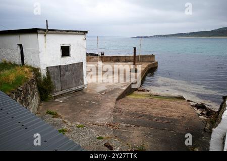 porto di portbradden costa nord irlanda del nord regno unito Foto Stock