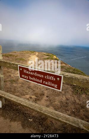 Point Reyes National Seashore si trova nella contea di Marin, sulla costa pacifica della California settentrionale negli Stati Uniti. Foto Stock