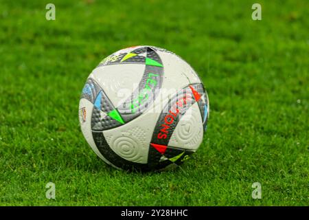 Budapest, Budapest, Israele. 9 settembre 2024. Durante la prima partita della National League 09/09/2024 partita di calcio tra Israele e Italia allo stadio Bozsik Arena di Budapest. (Credit Image: © Fabio Sasso/ZUMA Press Wire) SOLO PER USO EDITORIALE! Non per USO commerciale! Foto Stock