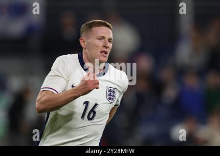 LUTON, Regno Unito - 9 settembre 2024: Elliot Anderson dell'Inghilterra durante la partita internazionale maschile Under-21 tra Inghilterra e Austria al Kenilworth Road Stadium (credito: Craig Mercer/ Alamy Live News) Foto Stock