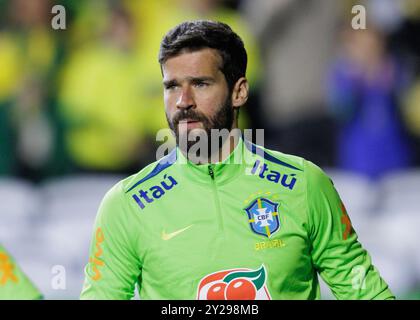 Curitiba, Brasile. 6 settembre 2024. Calcio calcio - qualificazioni FIFA 2026 - Brasile vs. Ecuador - Brasile contro Ecuador - partita valida per il 7° Foto Stock