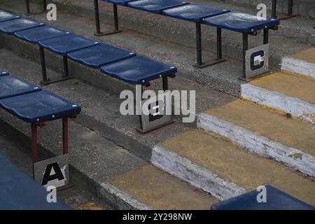 Kenilworth Road, Luton lunedì 9 settembre 2024. Vista generale all'interno dello stadio durante la partita amichevole internazionale tra Inghilterra Under 21 e Austria Under 21 a Kenilworth Road, Luton, lunedì 9 settembre 2024. Crediti: MI News & Sport /Alamy Live News Foto Stock