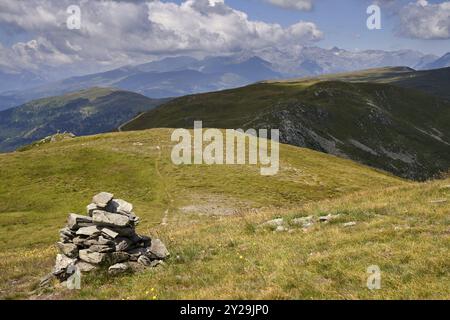 Gaipahoehe on the Blutige Alm, Innerkrems, Nockberge, Carinzia, Austria, Europa Foto Stock