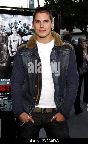 Sean Faris alla premiere di Los Angeles di 'Stop-Loss' tenutasi al DGA Theater di Hollywood, USA il 17 marzo 2008. Foto Stock