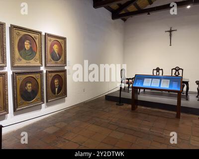 Il salone della Casa storica dell'indipendenza a San Miguel de Tucumán, Argentina, dove fu firmata la dichiarazione di indipendenza. Questa casa era la Foto Stock