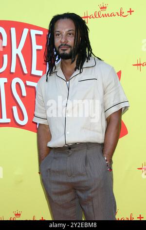 Los Angeles, Stati Uniti. 9 settembre 2024. LOS ANGELES - 9 settembre: Brandon Jay McLaren alla premiere della serie The Chicken Sisters Hallmark a NeueHouse il 9 settembre 2024 a Los Angeles, CA (foto di Katrina Jordan/Sipa USA) crediti: SIPA USA/Alamy Live News Foto Stock