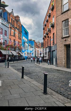 Die Essex Street East a Dublino Foto Stock