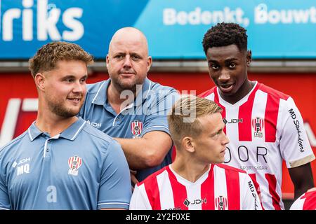 OSS, 10-09-2024. Stadio Frans Heesen. Keuken Kampioen Divisie, KKD, stagione 2024-2025, voetbal. Top Oss. Photocall Foto Stock