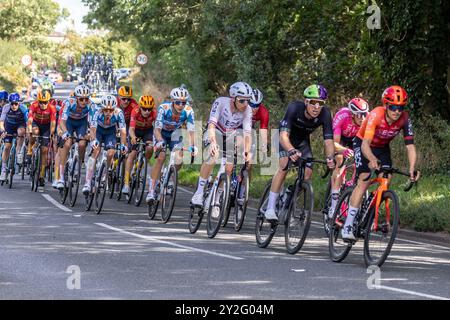 Tour della Gran Bretagna 2024 - fase 6 da Lowestoft a Felixstowe (158 km) Foto Stock