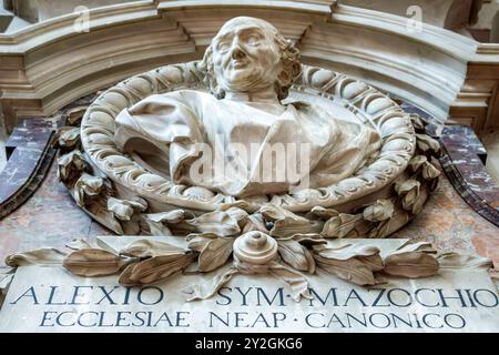 Napoli, via Duomo, Duomo di Napoli, cattedrale cattolica, interno, Cappella reale del Tesoro di San Gennaro, Cappella reale del Tesoro di San Foto Stock