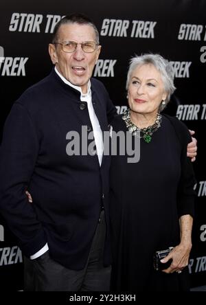 Leonard Nimoy presso il Los Angeles premiere di Star Trek" tenutasi presso il Grauman's Chinese Theater di Hollywood di Aprile 30, 2009. Foto Stock