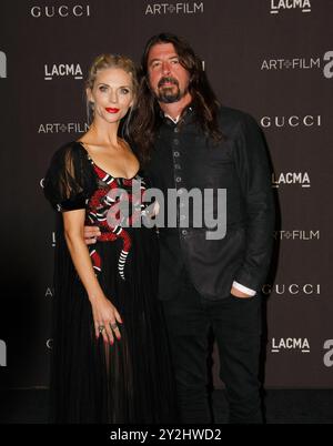 Dave Grohl, Jordyn Blum partecipa al LACMA Art Film Gala 2018 al LACMA il 3 novembre 2018 a Los Angeles, California. Foto: ImageSPACE/MediaPunch Foto Stock