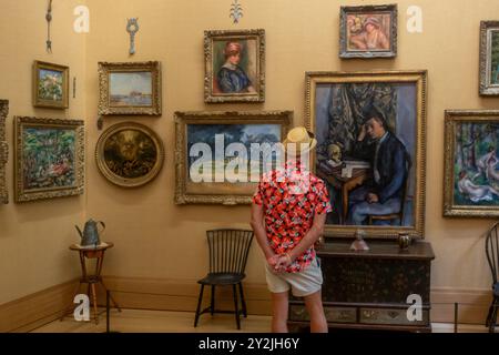 Gallerie interne della Barnes Foundation di Philadelphia, Pennsylvania Foto Stock