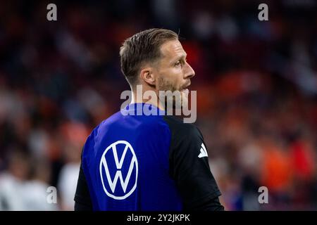 Oliver Baumann (Deutschland, #12), NED, Niederlande (NED) vs Deutschland (GER), Fussball Laenderspiel, UEFA Nations League, Liga A, Saison 2024/2025, 2) Spieltag, 10.09.2024 foto: Eibner-Pressefoto/Michael Memmler Foto Stock