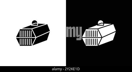 collezione di marchi con logo lineare icona reresock animals in bianco e nero per il web Illustrazione Vettoriale