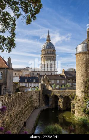 Les Remparts de Boulogne sur Mer, Francia, Pas de Calais Foto Stock