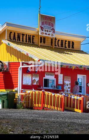 Costa settentrionale della penisola di Gaspe Foto Stock