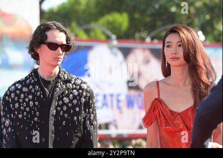 29 agosto, Venezia DISCLAIMERRed Carpet la 81° Mostra del Cinema di Venezia 2024. FAMA © Fausto Marci Foto Stock