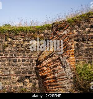 Le rovine delle terme imperiali romane a Treviri, in Germania Foto Stock