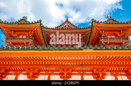 Santuario Heian-jingu, Kyoto, Giappone Foto Stock