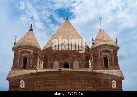 Tempio di Pancha Ratna Govinda, Puthia Upazila, distretto di Rajshahi in Bangladesh. Foto Stock