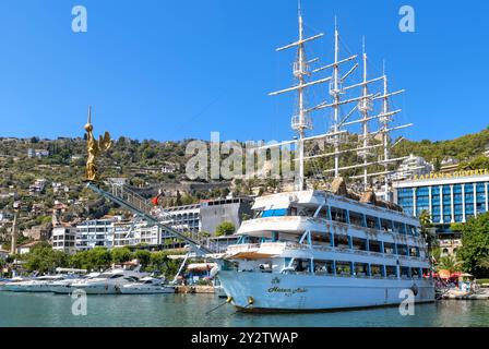 Grande nave pirata alberata Harem Maldiv Foto Stock