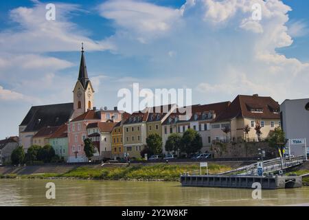 Impressioni di danbue fluviale Foto Stock