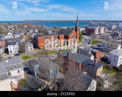 Chiesa dell'Immacolata Concezione - Maria, Regina degli Apostoli Parrocchia su 15 Hawthorne Blvd, Salem, Massachusetts ma, USA. Foto Stock