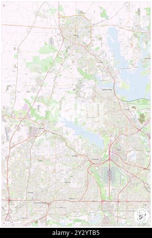 Flower Mound, Denton County, Stati Uniti, Texas, N 33 0' 52'', S 97 5' 49'', MAP, Cartascapes Map pubblicata nel 2024. Esplora Cartascapes, una mappa che rivela i diversi paesaggi, culture ed ecosistemi della Terra. Viaggia attraverso il tempo e lo spazio, scoprendo l'interconnessione del passato, del presente e del futuro del nostro pianeta. Foto Stock