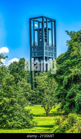 Il Campanile Carillon dei Paesi Bassi Arlington Virginia Washington DC. Il Campanile Carillon fu donato agli Stati Uniti dai Paesi Bassi negli anni '1950 e inaugurazione Foto Stock