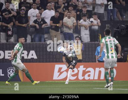 San Paolo, Brasile. 11 settembre 2024. SP - SAN PAOLO - 09/11/2024 - COPPA DEL BRASILE 2024, CORINTHIANS x JUVENTUDE - Romero giocatore del Corinthians durante la partita contro la Juventude allo stadio Arena Corinthians per il campionato di Coppa del Brasile 2024. Foto: Alan Morici/AGIF (foto di Alan Morici/AGIF/Sipa USA) credito: SIPA USA/Alamy Live News Foto Stock