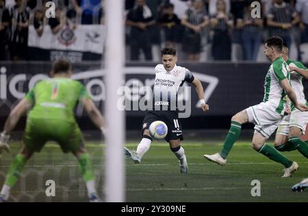 San Paolo, Brasile. 11 settembre 2024. SP - SAN PAOLO - 09/11/2024 - COPPA DEL BRASILE 2024, CORINTHIANS x JUVENTUDE - Romero giocatore del Corinthians durante la partita contro la Juventude allo stadio Arena Corinthians per il campionato di Coppa del Brasile 2024. Foto: Alan Morici/AGIF (foto di Alan Morici/AGIF/Sipa USA) credito: SIPA USA/Alamy Live News Foto Stock