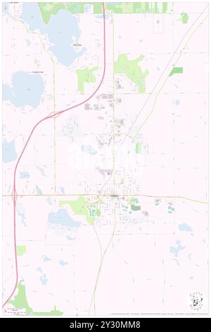 Angola, contea di Steuben, Stati Uniti, Stati Uniti, Indiana, N 41 38' 5'', S 84 59' 57''', MAP, Cartascapes Map pubblicata nel 2024. Esplora Cartascapes, una mappa che rivela i diversi paesaggi, culture ed ecosistemi della Terra. Viaggia attraverso il tempo e lo spazio, scoprendo l'interconnessione del passato, del presente e del futuro del nostro pianeta. Foto Stock