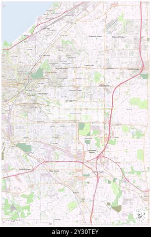 Shaker Heights, Cuyahoga County, Stati Uniti, Ohio, N 41 28' 26'', S 81 32' 13'', MAP, Cartascapes Map pubblicata nel 2024. Esplora Cartascapes, una mappa che rivela i diversi paesaggi, culture ed ecosistemi della Terra. Viaggia attraverso il tempo e lo spazio, scoprendo l'interconnessione del passato, del presente e del futuro del nostro pianeta. Foto Stock