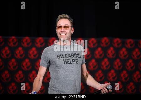 Portland, Oregon, Stati Uniti. 11 settembre 2024. L'attore MICHAEL ROSENBAUM parla al Rose City Comic con 2024 presso l'Oregon Convention Center di Portland, Oregon. (Credit Image: © Gage Skidmore/ZUMA Press Wire) SOLO PER USO EDITORIALE! Non per USO commerciale! Foto Stock