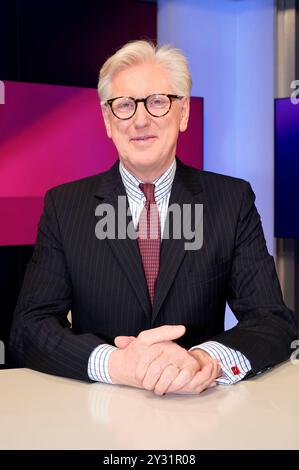 Theo Koll in der ARD-Talkshow maischberger im Studio Berlin Adlershof. Berlino, 11.09.2024 *** Theo Koll sul talk show ARD maischberger in Studio Berlin Adlershof Berlin, 11 09 2024 foto:XT.xBartillax/xFuturexImagex maischberger1109 4932 Foto Stock