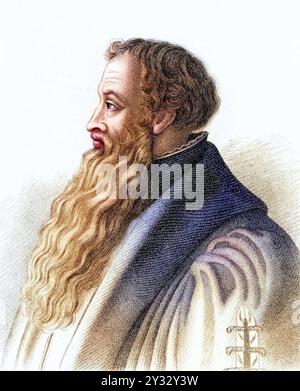 Johannes a lasco oder Jan Laski ca. 1499 1560, polnischer protestantischer Geistlicher der Reformation. Auf Einladung Cranmers wurde er Anführer der p Foto Stock