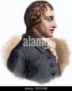 Giovanni Battista Pergolesi 1710 1736, italienischer Komponist., Historisch, digital restaurierte Reproduktion von einer Vorlage aus dem 19. Jahrhunde Foto Stock