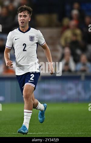 LUTON, INGHILTERRA - SETTEMBRE 09: Jack Hinshelwood, Inghilterra, a tutta lunghezza in divisa casalinga durante l'amichevole internazionale U21 tra Inghilterra A. Foto Stock