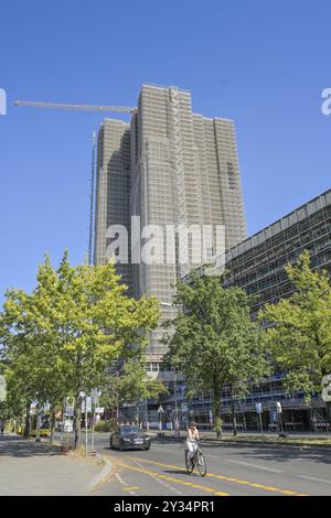 Cantiere residenziale Ueberlin, Steglitzer Kreisel, Schlossstrasse, Steglitz, Berlino, Germania, Europa Foto Stock