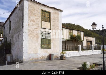 Casa di los soller con la sua tipica Isola Canarie architettura Foto Stock