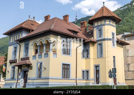 Romanian Revival Architecture alias Romanian National Style, Neo-Romanian, Brasov, Romania Foto Stock