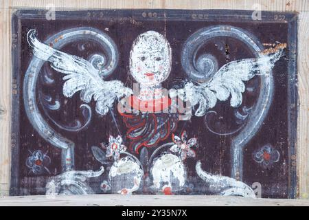 Viscri chiesa sassone, Romania Foto Stock