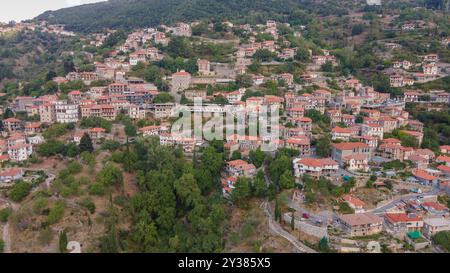 Villaggio di Lagadia, Arkadia, Grecia Foto Stock