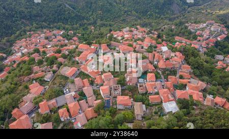 Villaggio di Lagadia, Arkadia, Grecia Foto Stock