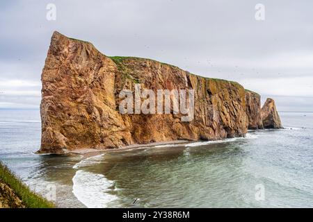 Perce, Penisola di Gaspe, Quebec Foto Stock