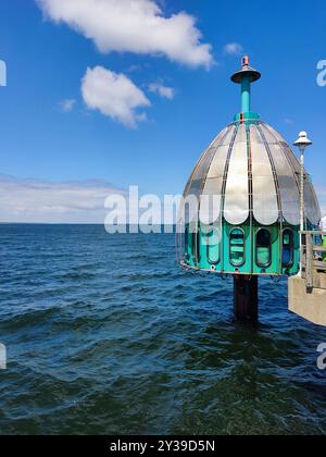 Campana delle immersioni a Zinnowitz, Mar Baltico - attrazione subacquea unica - Zinnowitz - Usedom - Germania - 07,24,2024 Foto Stock