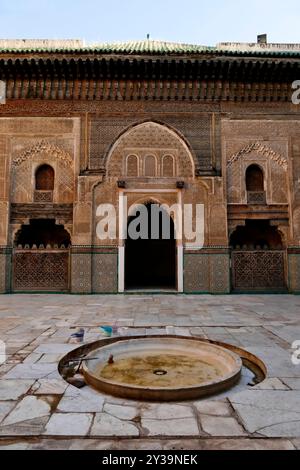 Madrasa Bou Inania a Fez, Marocco, Nord Africa Foto Stock