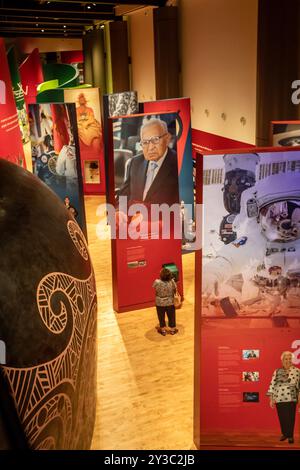Oklahoma City, Oklahoma - il First Americans Museum racconta la storia delle 39 nazioni tribali dell'Oklahoma. Foto Stock
